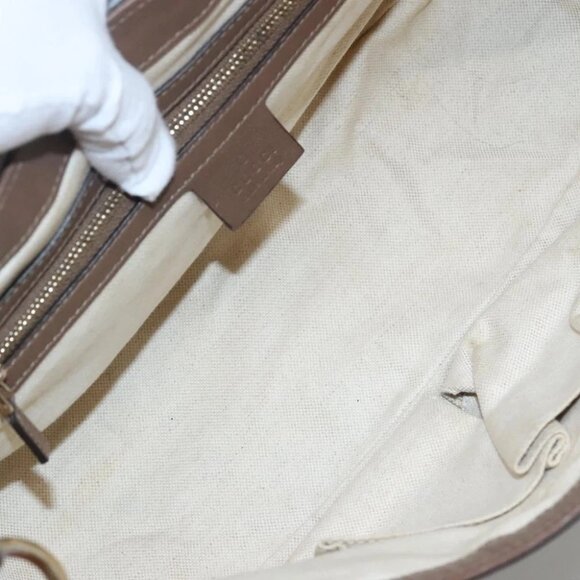 GUCCI GG Supreme Shoulder Bag PVC Beige Gold 336748 Auth 116246 - Picture 11 of 14